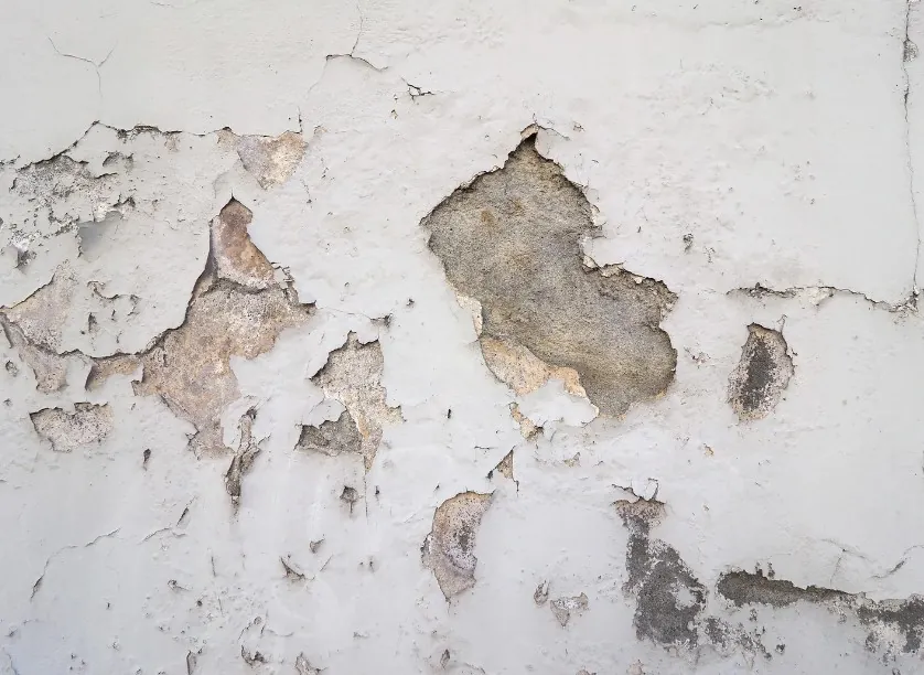 Moho por condensación en un puente térmico de una vivienda de Murcia sin aislar